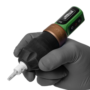 FK Irons EXO Rubber 40mm Disposable Tattoo Grips — Black — Box of 24