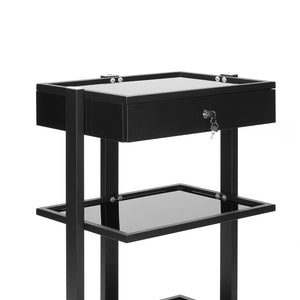 Fellowship Locking Cabinet for Rolling Cart — Black