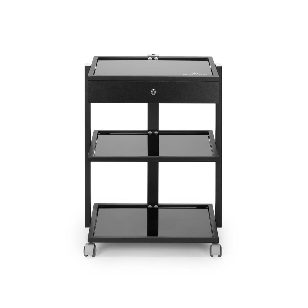 Fellowship Locking Cabinet for Rolling Cart — Black