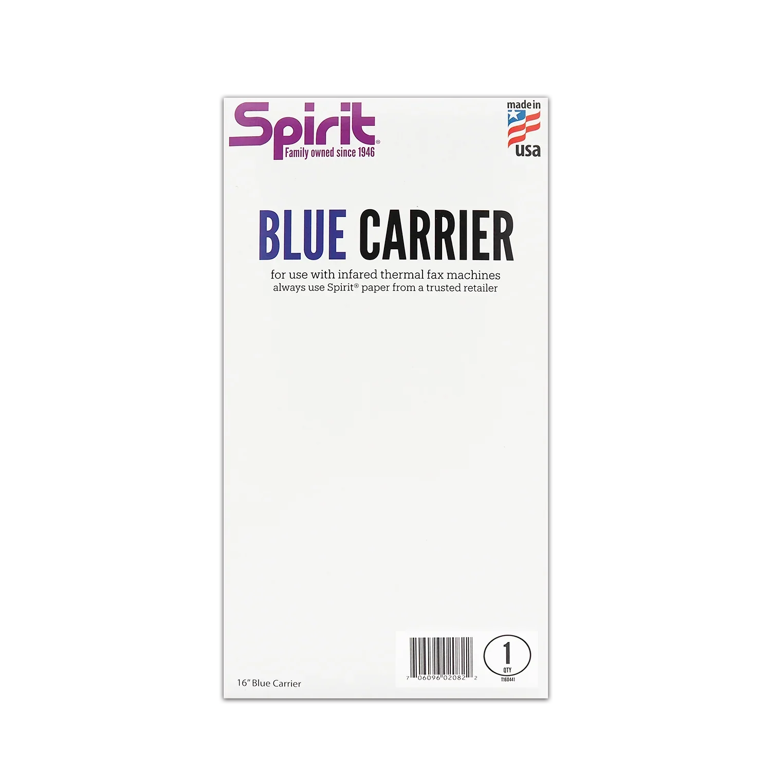 Spirit Extra Long Thermal Carrier — 16” — Pick Color