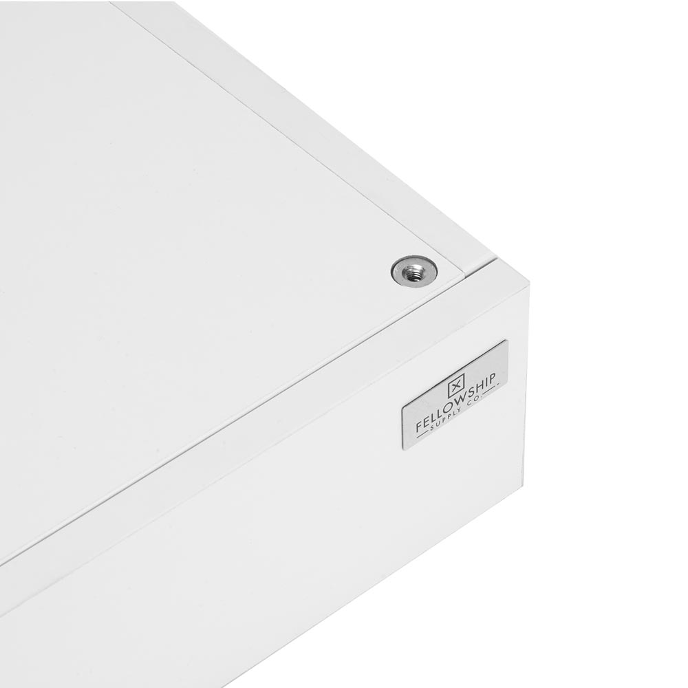 Fellowship Locking Cabinet for Rolling Cart — White