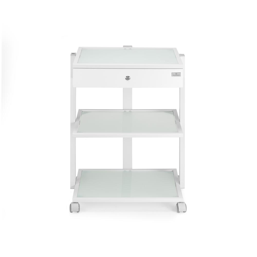 Fellowship Locking Cabinet for Rolling Cart — White
