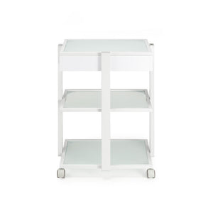Fellowship Locking Cabinet for Rolling Cart — White