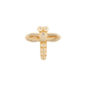 Gold Dragonfly Nostril Stud