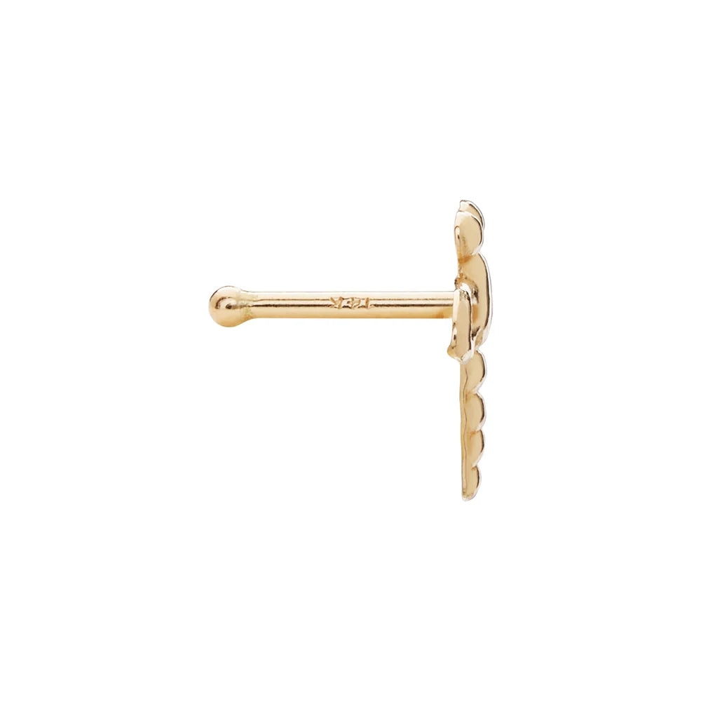 Gold Dragonfly Nostril Stud