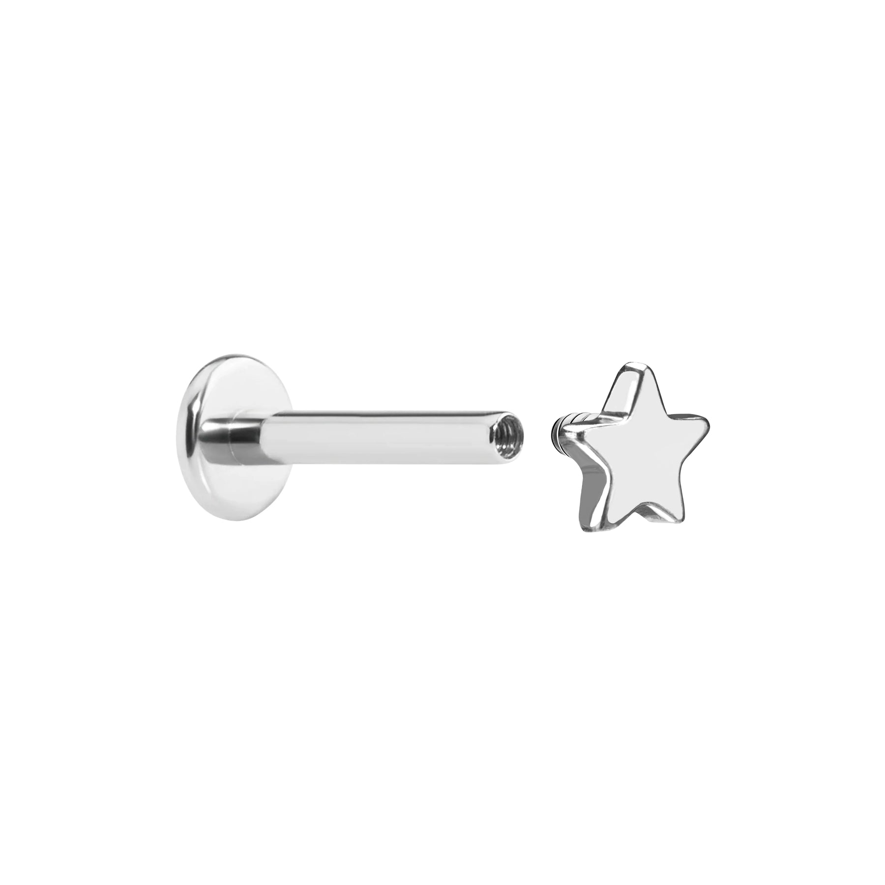 Titanium Internally Threaded Star - Painful Pleasures
