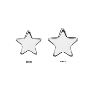 Titanium Internally Threaded Star - Painful Pleasures