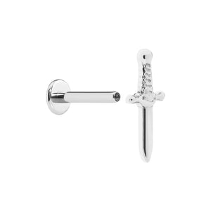 Titanium Internally Threaded Dagger - Painful Pleasures