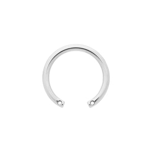 Titanium Circular Barbell w/ Front-Facing Threads - Painful Pleasures