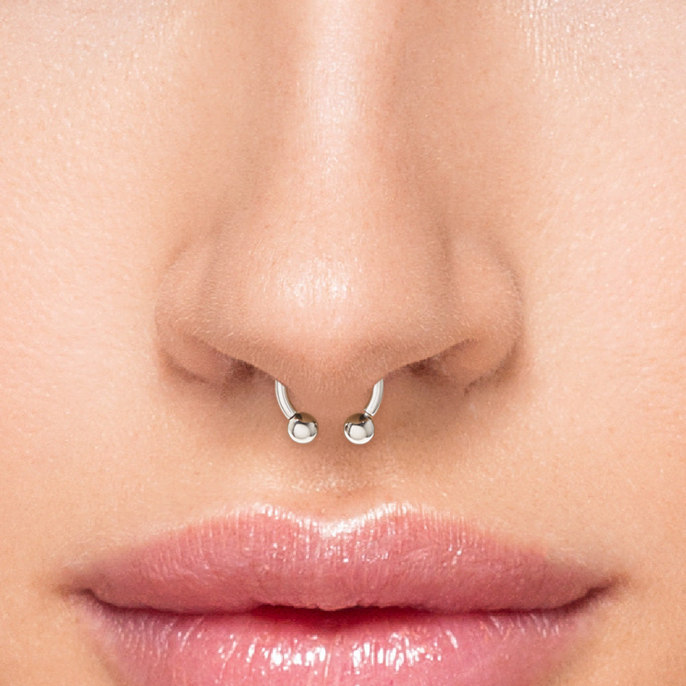 Circular Titanium Barbell - Threaded