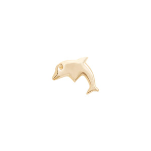 Gold Dolphin Nostril Stud