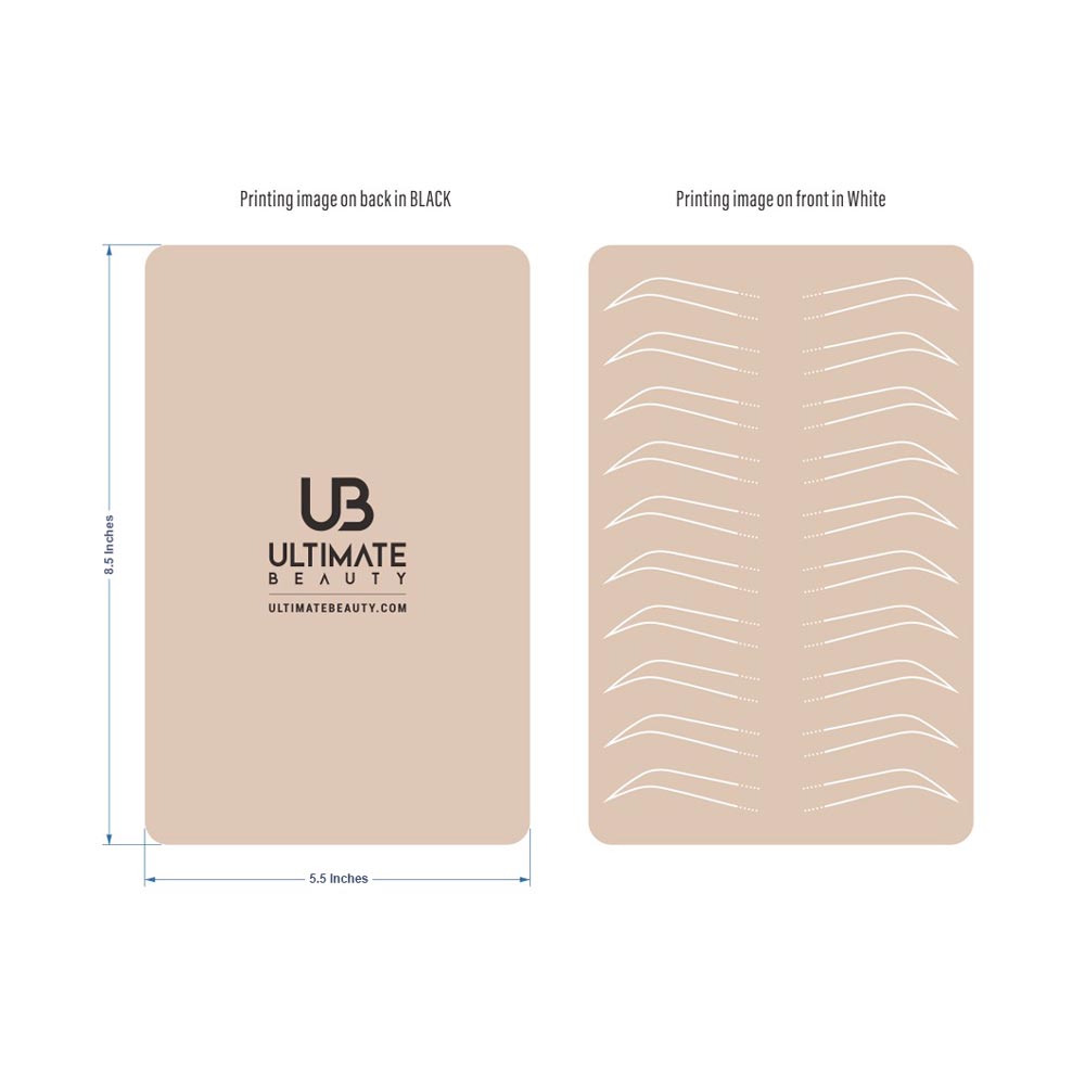 Ultimate Beauty Ombre Powder Brows Practice Skin