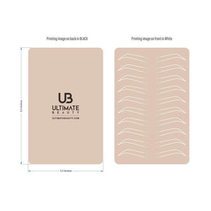 Ultimate Beauty Ombre Powder Brows Practice Skin