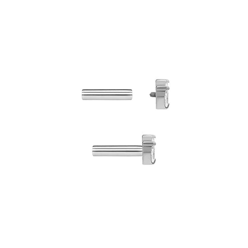 Tilum Universal Jewelry Display Block with Pegs — Pick Size and Threading