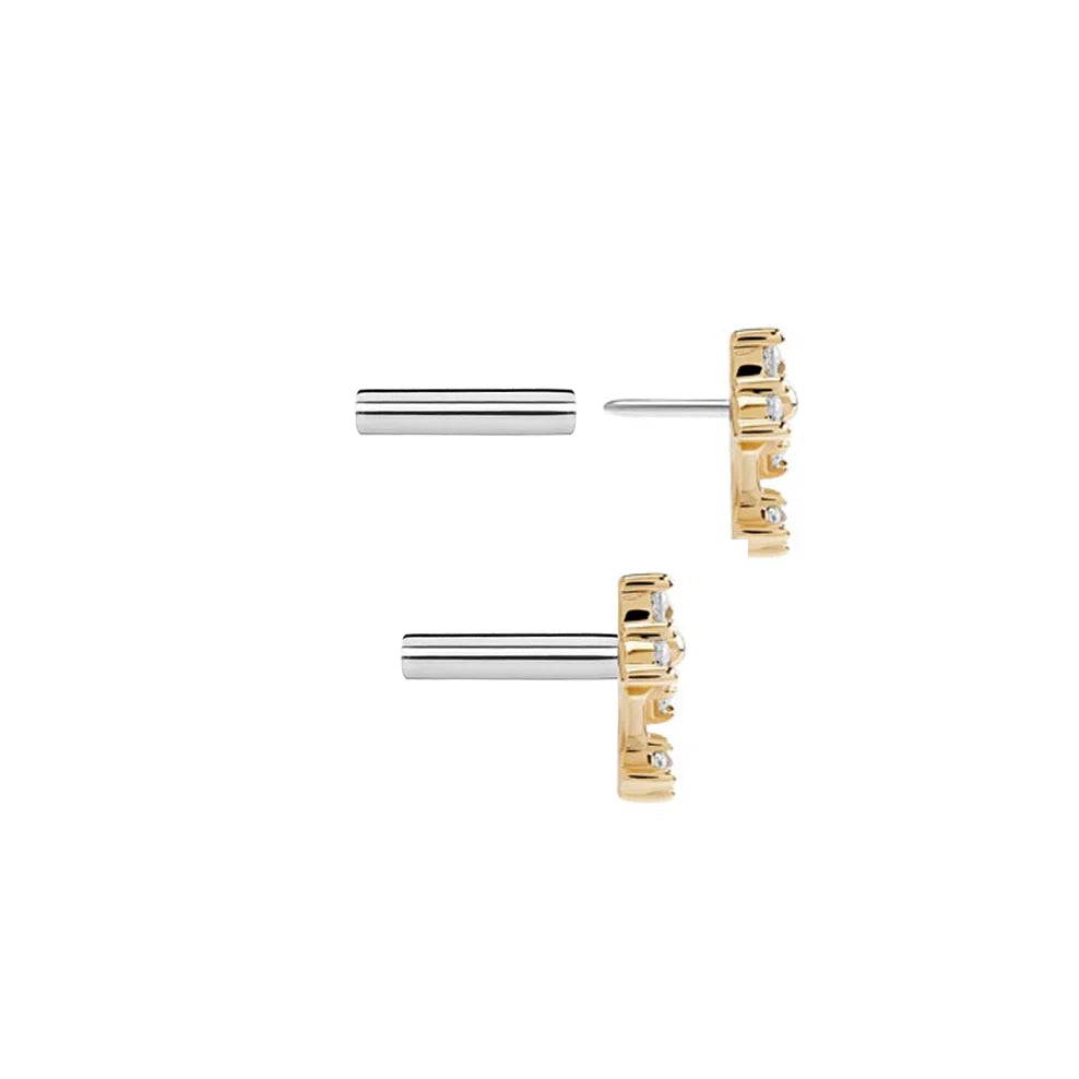 Tilum Universal Jewelry Display Block with Pegs — Pick Size and Threading