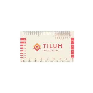 Tilum Body Jewelry Measuring Card — Price Per 1