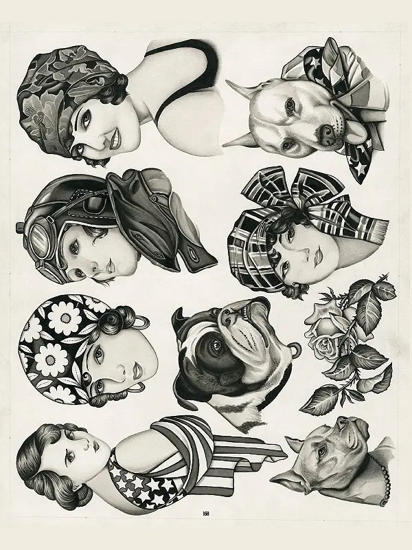 Echoes of Time — 25 Years of Tattoo Art — Hardcover Book + Travel Tool Book