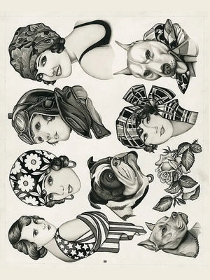 Echoes of Time — 25 Years of Tattoo Art — Hardcover Book + Travel Tool Book