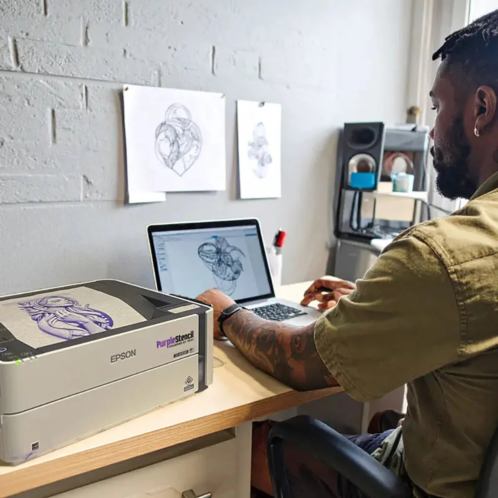 Purple Stencil M1000 Desktop Printer