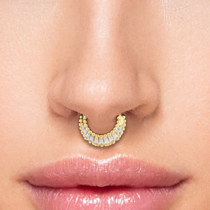 16g PVD Gold Anastasia’s Tiara Septum Clicker