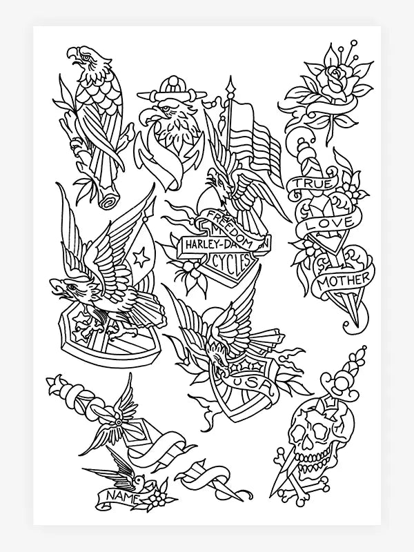 Echoes of Time — 25 Years of Tattoo Art — Hardcover Book + Travel Tool Book