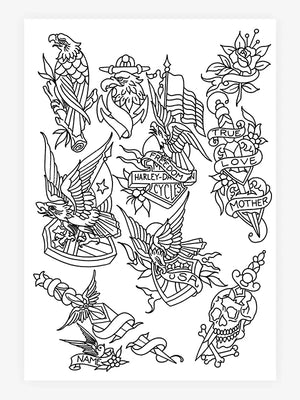 Echoes of Time — 25 Years of Tattoo Art — Hardcover Book + Travel Tool Book