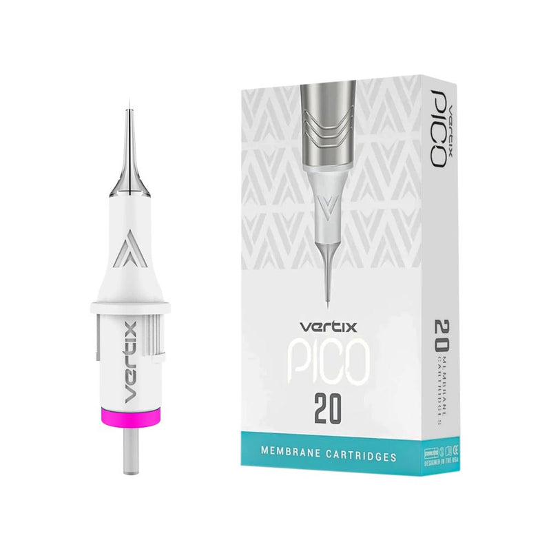 Vertix Pico PMU Membrane Cartridge Needles — Box of 20