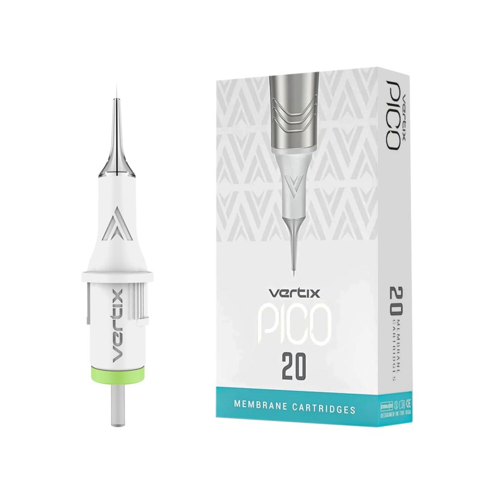 Vertix Pico PMU Membrane Cartridge Needles — Box of 20