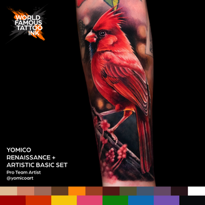 Yomico Moreno Renaissance Set — World Famous Tattoo Ink — 1oz