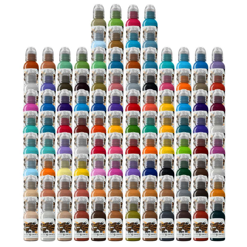 104 Color Set — World Famous Tattoo Ink — 1oz