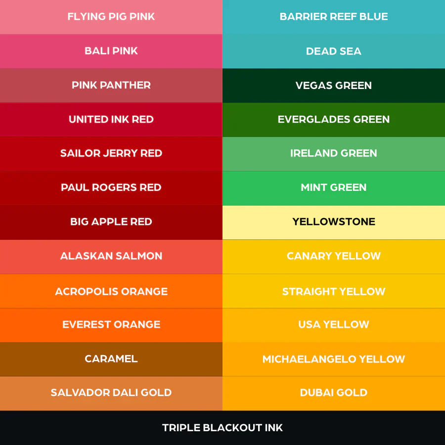 50 color Set — World Famous — 1oz