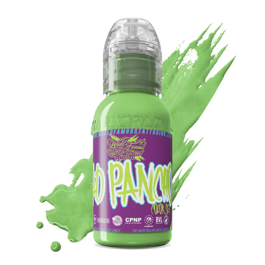 World Famous Tattoo Ink — All Green Inks — 1oz