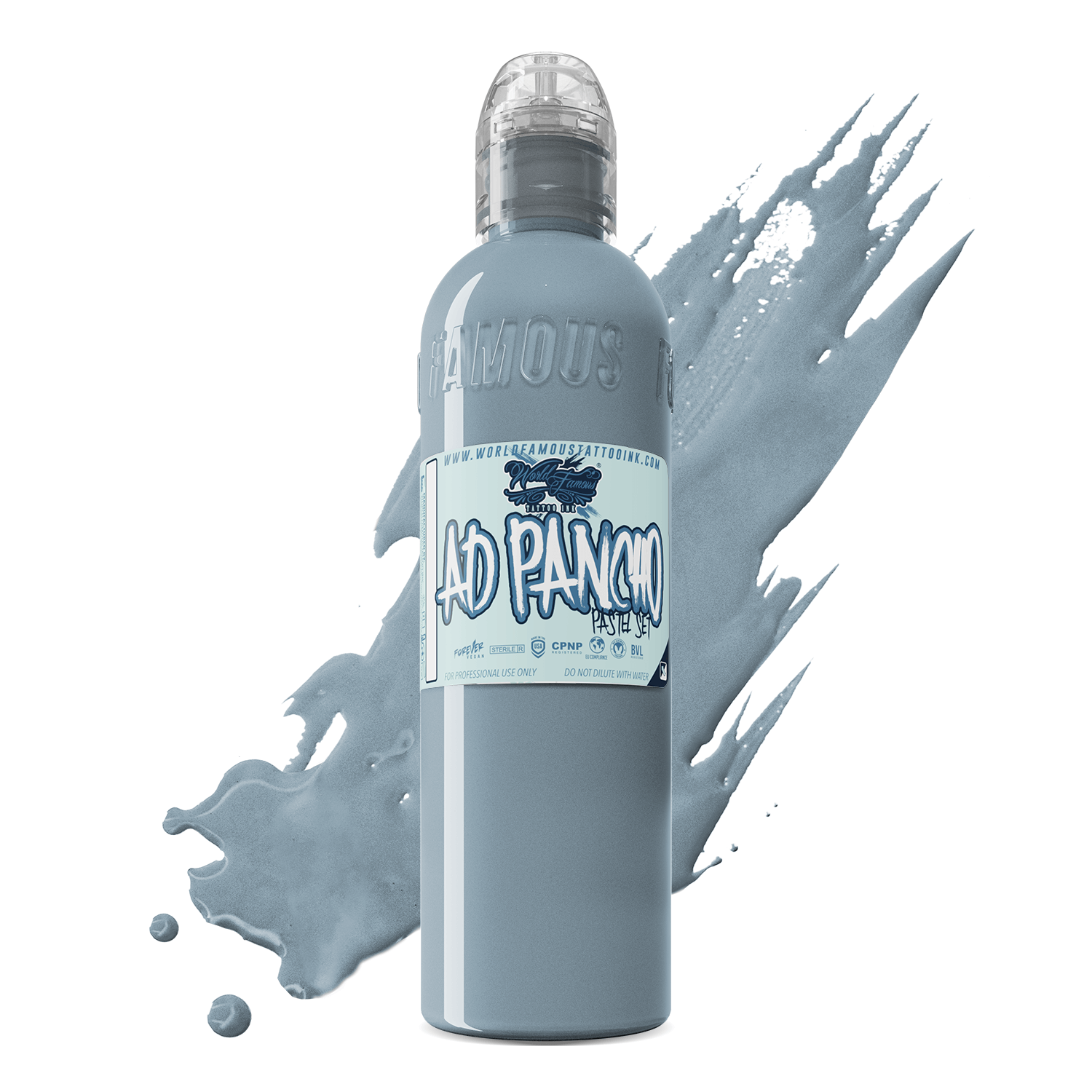 World Famous Tattoo Ink — All Grey Inks — 4oz
