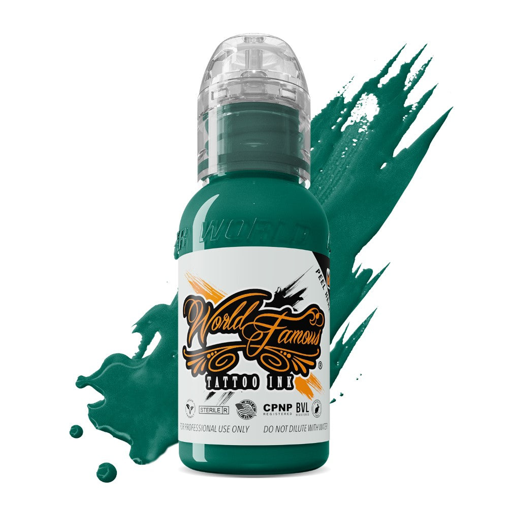 World Famous Tattoo Ink — All Green Inks — 1oz