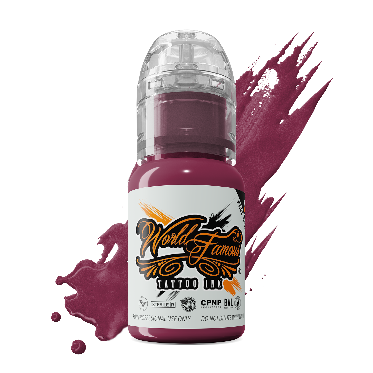 World Famous Tattoo Ink – All Purple Inks – 1/2oz Bottle