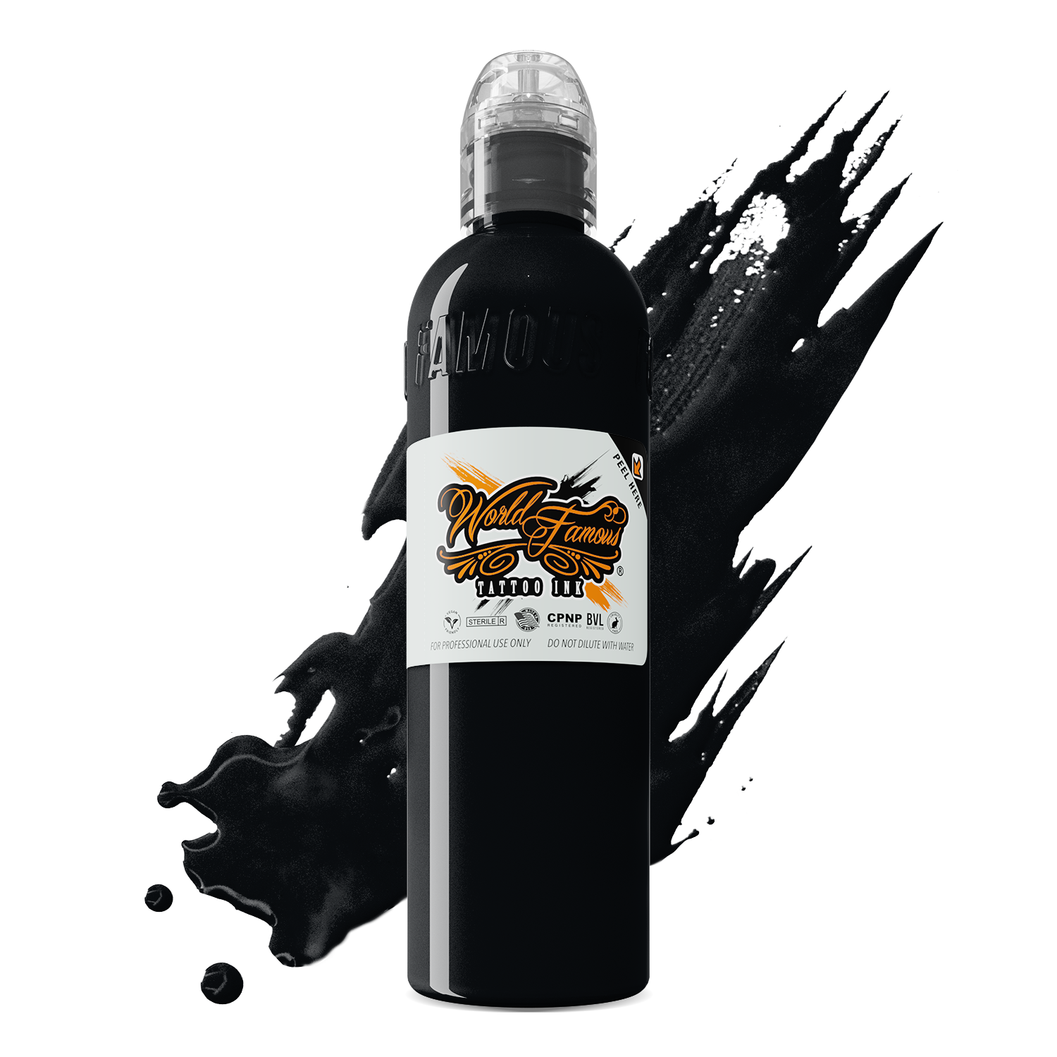 World Famous Tattoo Ink — All Black Inks — 4oz