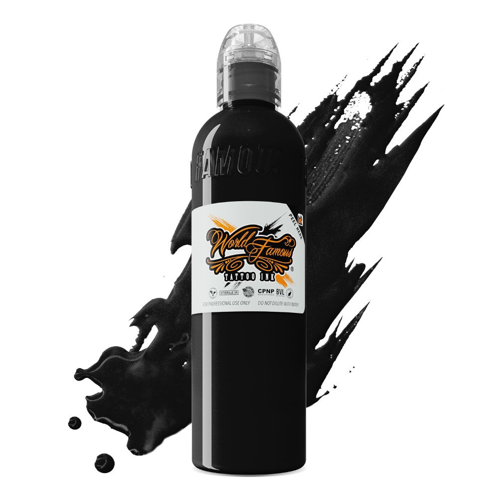 World Famous Tattoo Ink — All Black Inks — 4oz