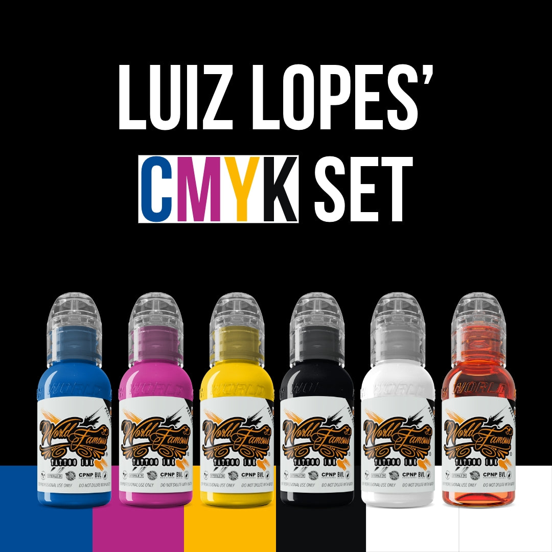 World Famous Luiz Lopes CMYK Set — 6 1oz Bottles