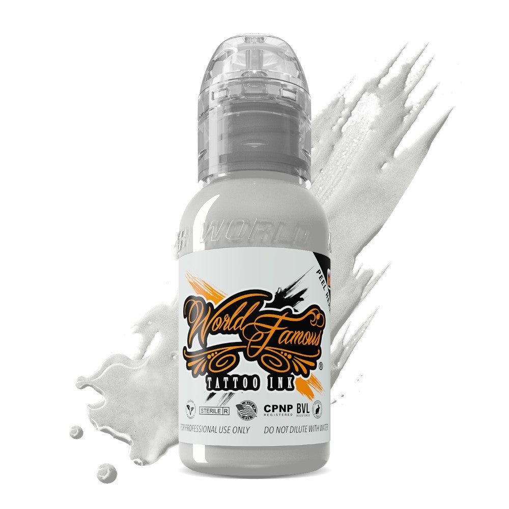 World Famous Tattoo Ink – All White Inks – 1/2oz Bottle