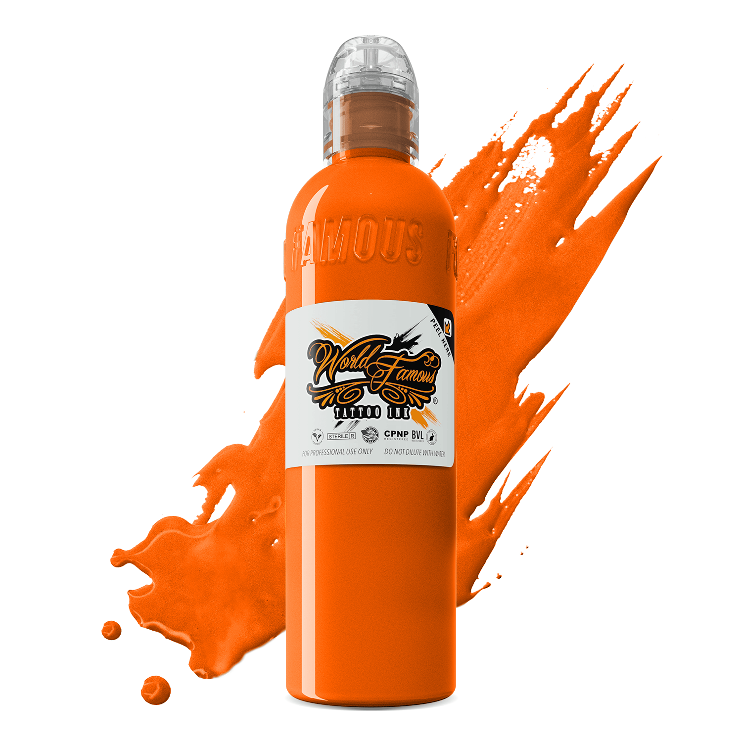 World Famous Tattoo Ink — All Orange Inks — 4oz