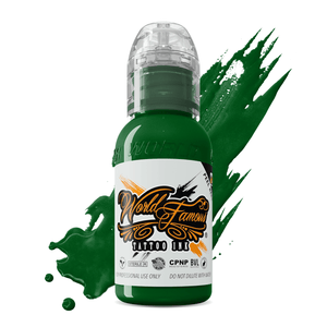 World Famous Tattoo Ink — All Green Inks — 1oz