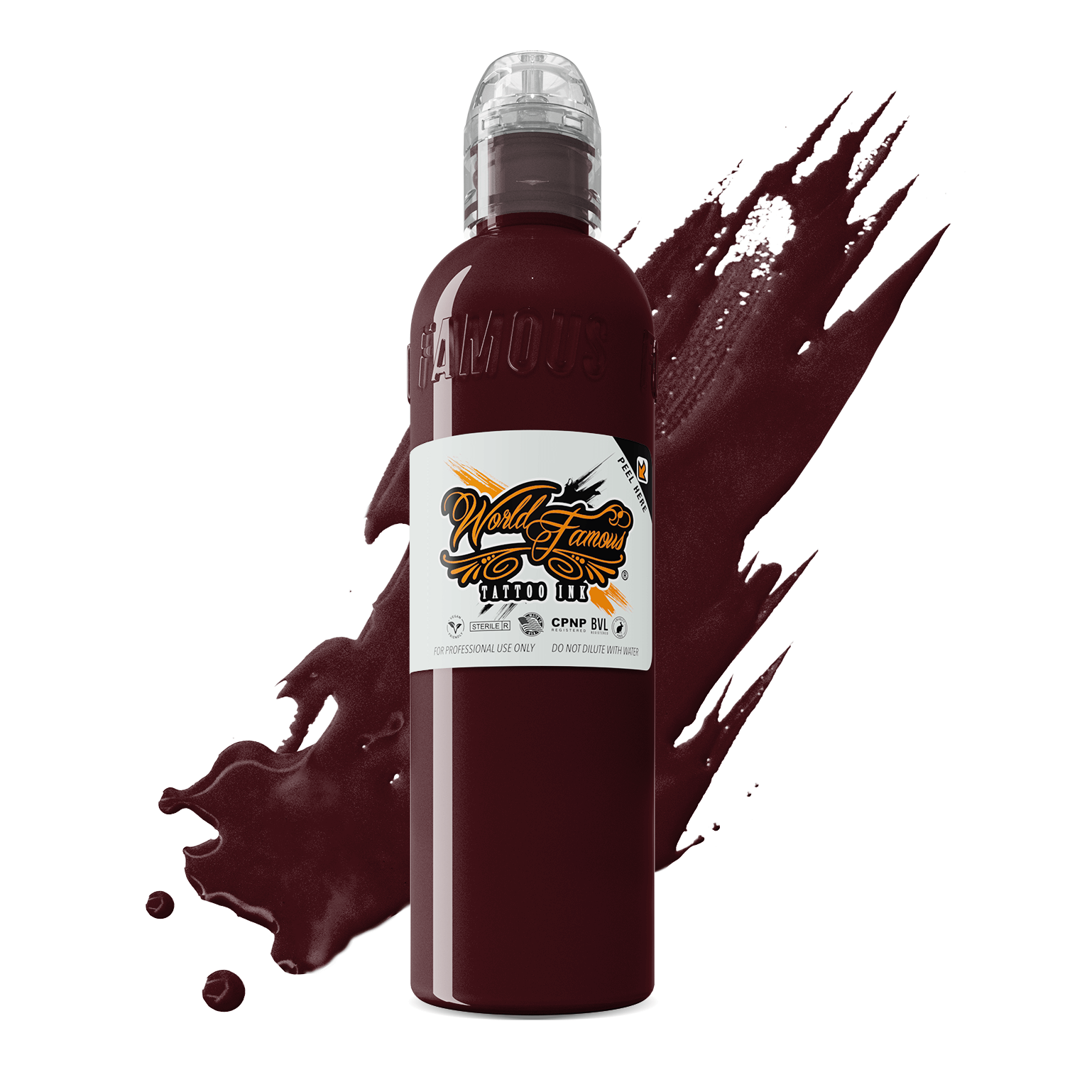 World Famous Tattoo Ink — All Maroon Colors — 4oz