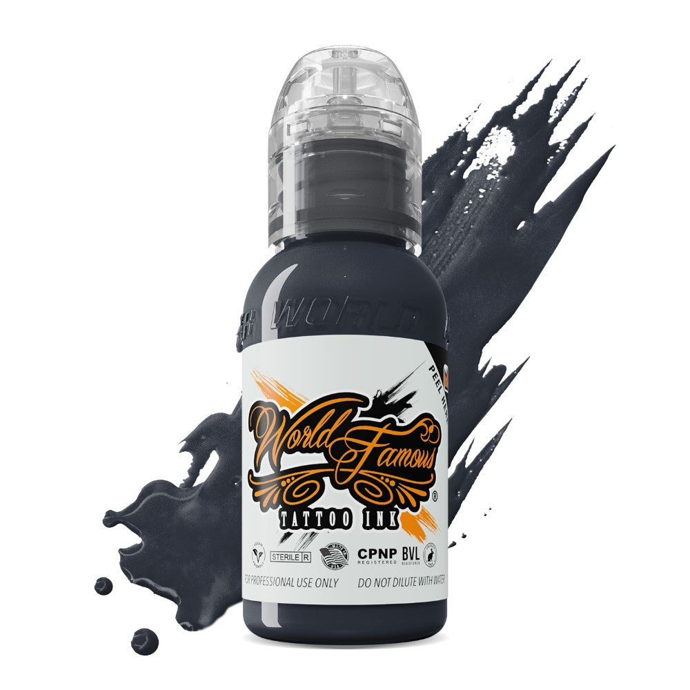 World Famous Tattoo Ink — All Grey Inks — 1oz