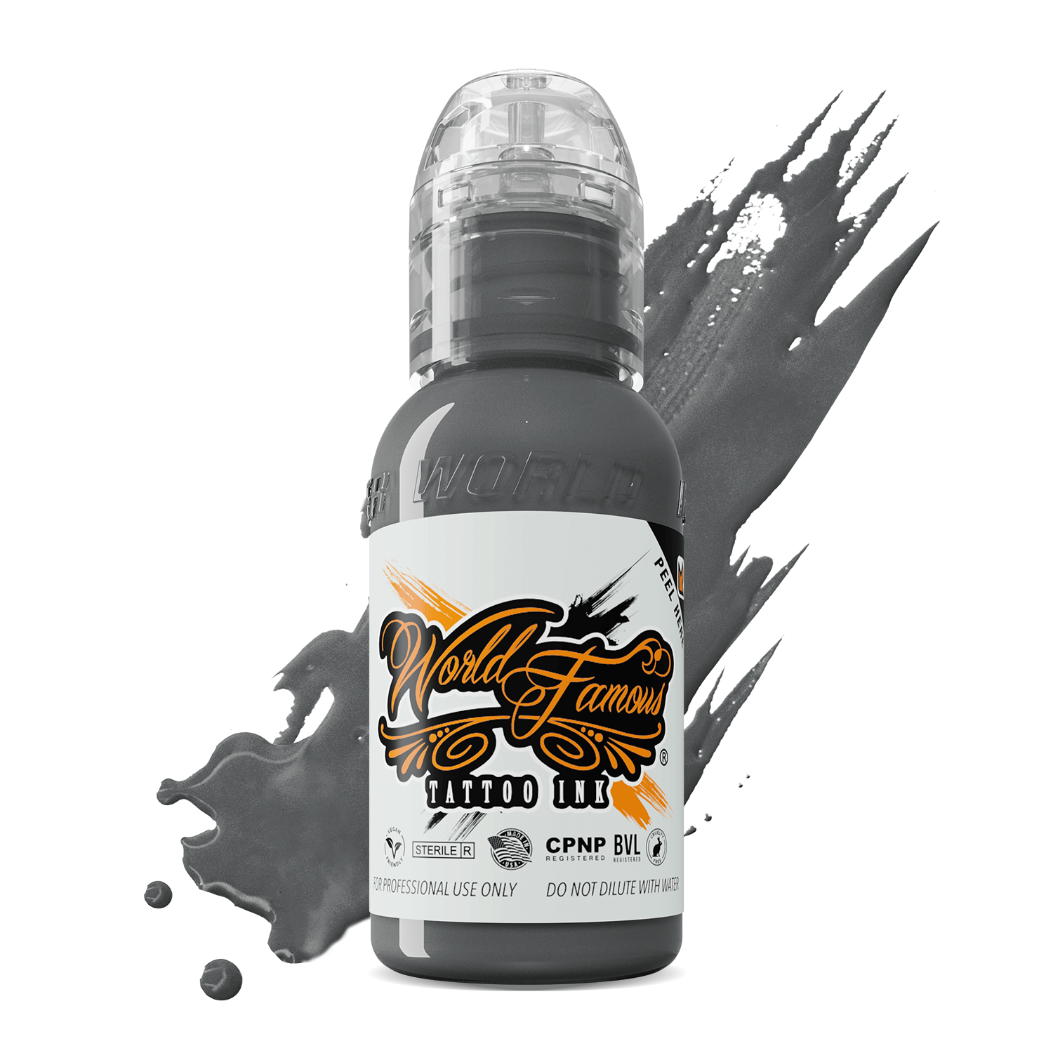 World Famous Tattoo Ink — All Grey Inks — 1oz