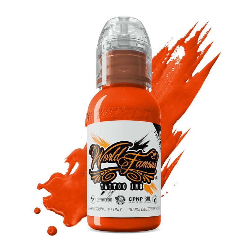 World Famous Tattoo Ink — All Orange Inks — 1oz