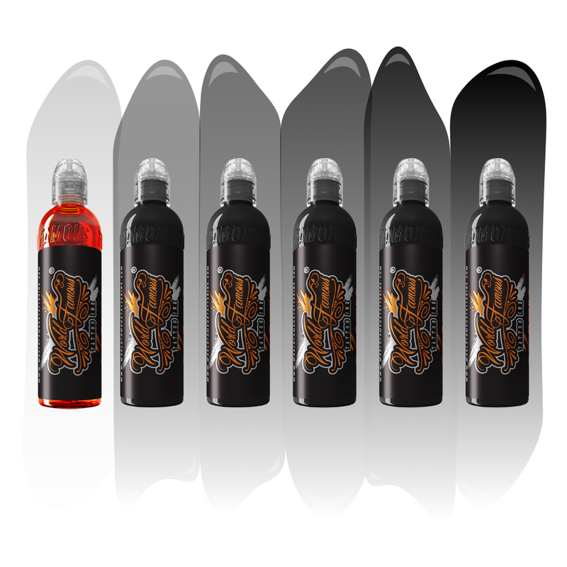 World Famous 5 Stage Shading Set — World Famous Tattoo Ink — Pick Size