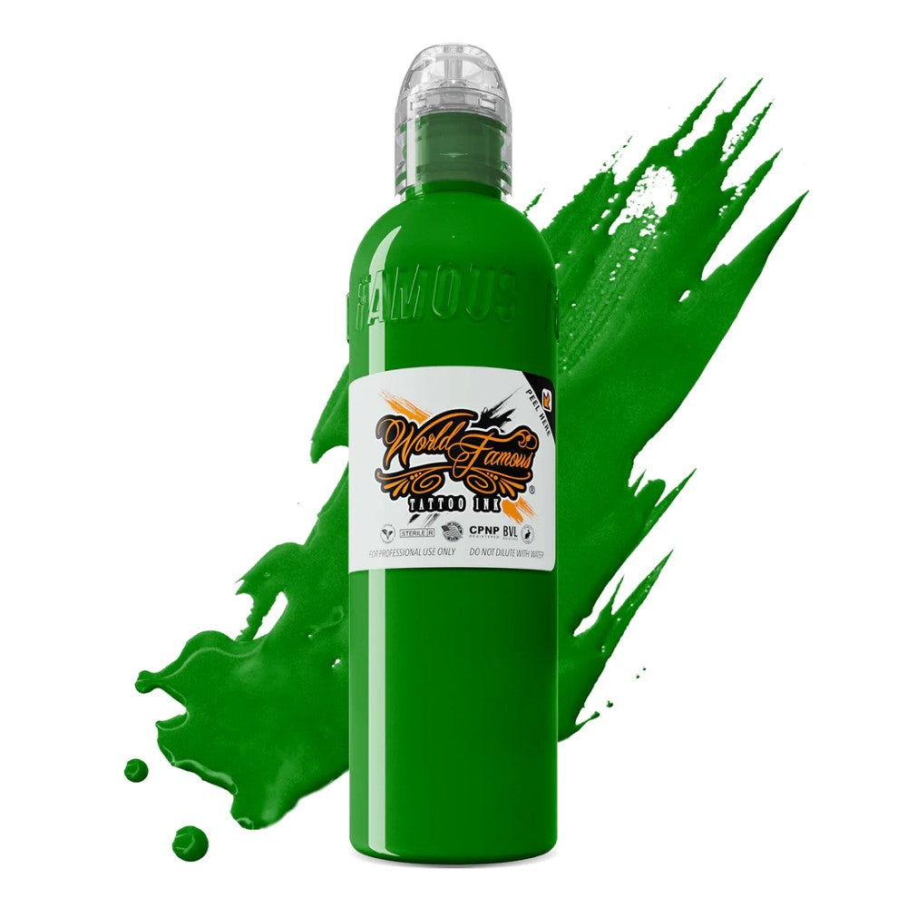 World Famous Tattoo Ink — All Green Inks — 4oz