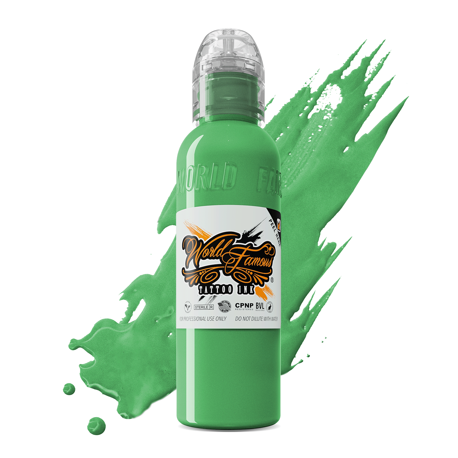 World Famous Tattoo Ink — All Green Inks — 4oz