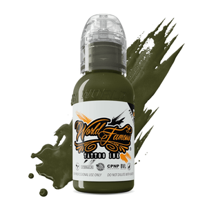 World Famous Tattoo Ink — All Green Inks — 1oz