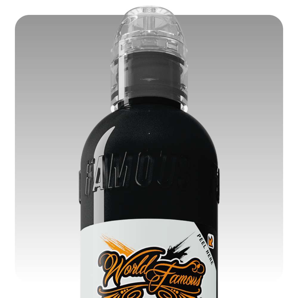 World Famous Tattoo Ink — All Black Inks — 4oz